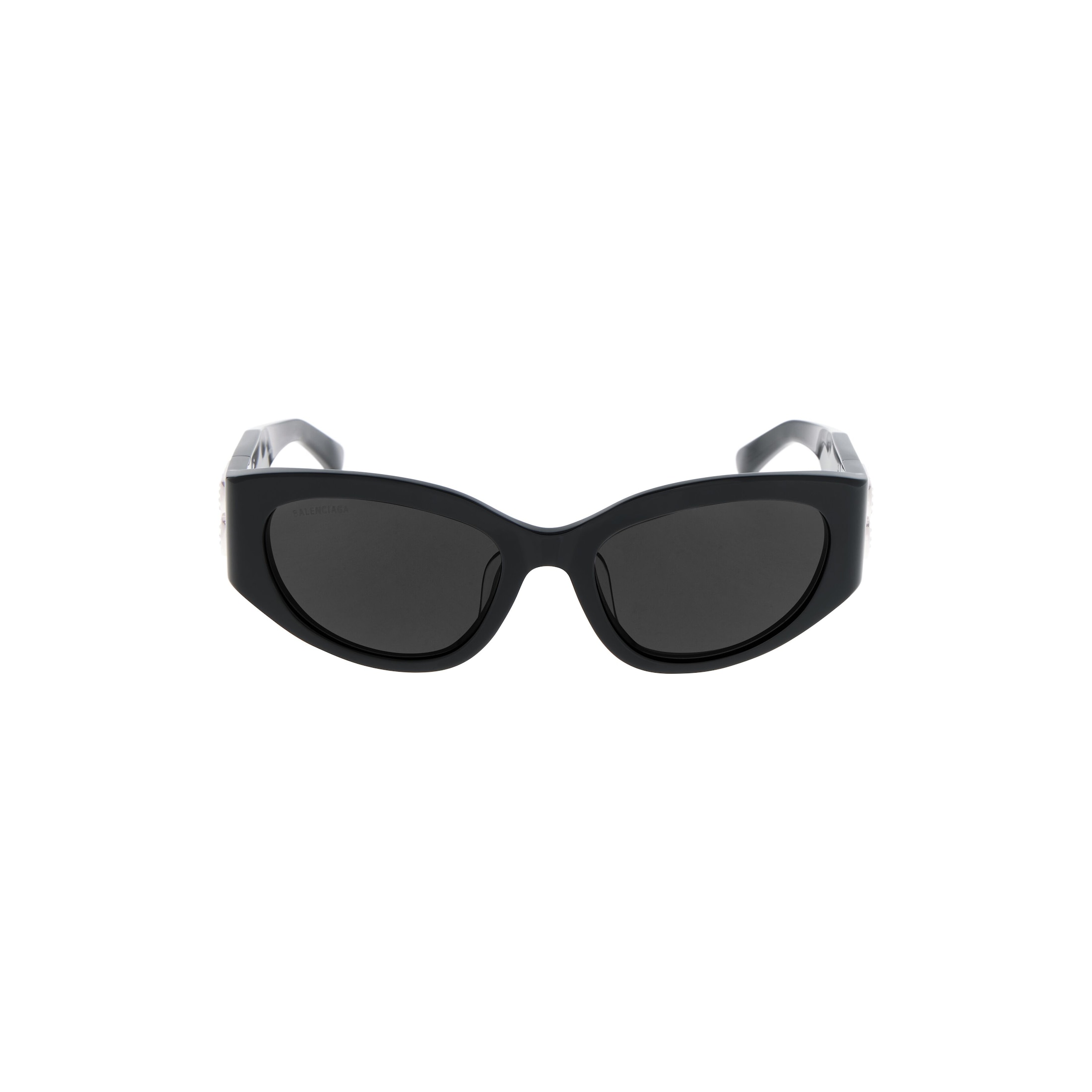 Women’s Bossy Round Af Sunglasses in Black - Image 1
